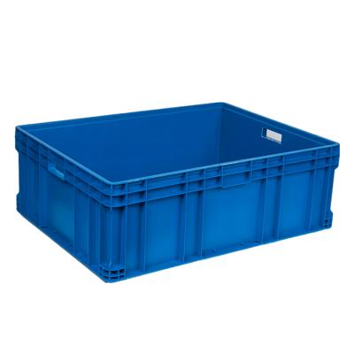 China Plastic Recyclable Storage Warehouse Logistics Stackable And Stackable Crates For Food Retail for sale