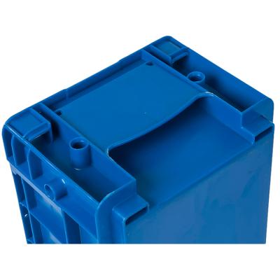 China Customized Color Recyclable And Mobile Logo Service Stackable KLT Logistics Box Container For Storing Shoes for sale