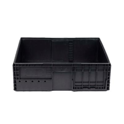 China ZX-6050-200 solid recyclable factory use stackable and stackable turnover crates logistics box with lid for sale