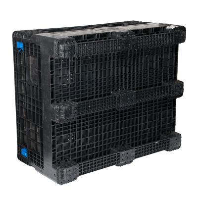 China High Load Capacity Potato And Onion Storage Used Collapsible Solid Agricultural Plastic Pallet Containers for sale