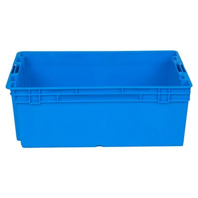 China Save Space Wholesale Plastic Stackable Storage Cash Box Supermarket Stackable Hard Box for sale