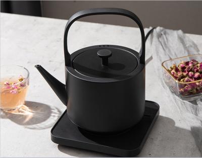 China New Design 360 Degree Rotation Low Electric Tea Kettle with Stainless Steel Keep Hot Portable Mini Teapots and Kettles for sale