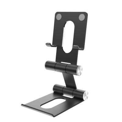 China High Quality Double Axis Multi Function Adjustable Height Aluminum Alloy Foldable Tablet Bracket Holder For iPhone 13 for sale