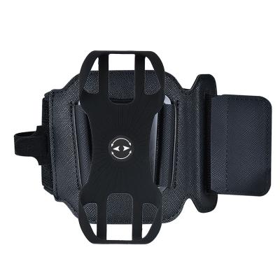 China Adjustable Multi-Function Mobile Phone Holder Armband and Anti Wristband Bracket Shake Strap Phone Holder for Running for sale