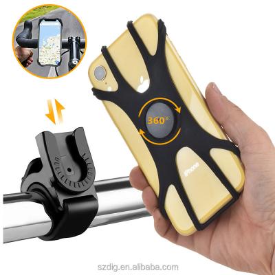 China Fly Universal Mobile Adjustable Bicycle Phone Holder For All Cell Phone Apple Iphone Black Blue Yellow For Bike Sport for sale