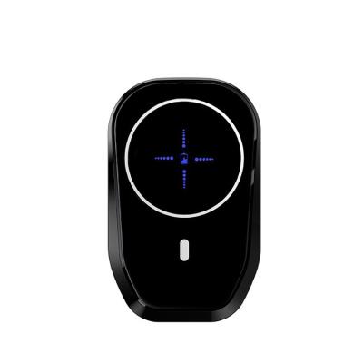 China Magnetic Fast Charging 15W Qi Car Charger Car Mount Wireless Auto Phone Holder Magnetic Wireless Charger for iPhone 13 and Android Smart Phones for sale