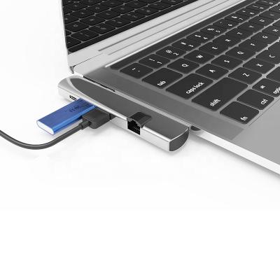 China Aluminum+ABS Professional 3 Port Usb C To Usb Splitter Usb Hub for sale