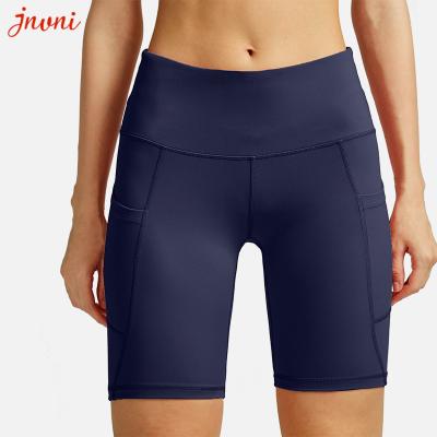 China Lulu Active Yoga Shorts Gym Fitness Running Biker Shorts With Pocket for sale