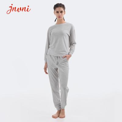 China De Lange Koker van Loungewear van zachte Vrouwen 2 stuk en de Stevige Sweatsuit Reeks van Joggers Te koop