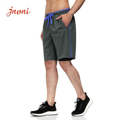 China 100gsm Mens Activewear Bottoms 2-In-1 Workout Running Shorts 7