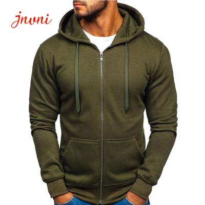 China Men'S Full Zip Up Hoodie Jacket Long Sleeve Hoodie Lightweight for sale