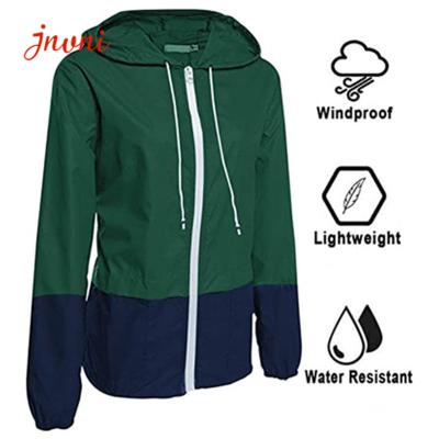 China Lightweight Waterproof Rain Jackets Packable Outdoor Hooded Windbreaker for sale