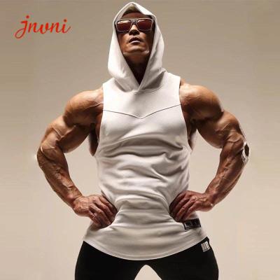 China Men'S Bodybuilding Muscle Cut Off T Shirt Sleeveless Gym Hoodies for sale