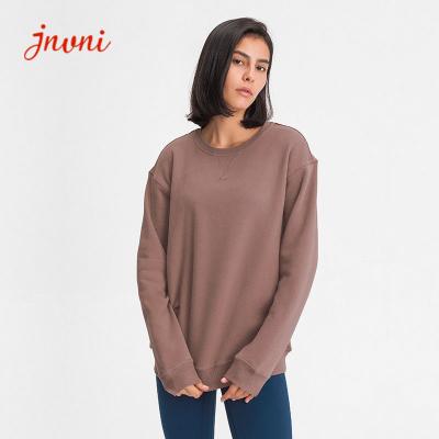 Chine Pull molletonné léger d'encolure ras du cou de Hoodies de séance d'entraînement de femmes de polyester du coton 40% de 60% à vendre