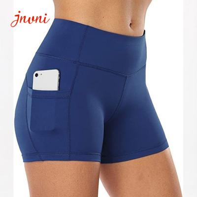 China 3 Inch Printed Biker Active Yoga Shorts Workout Gym Yoga Shorts For Women for sale