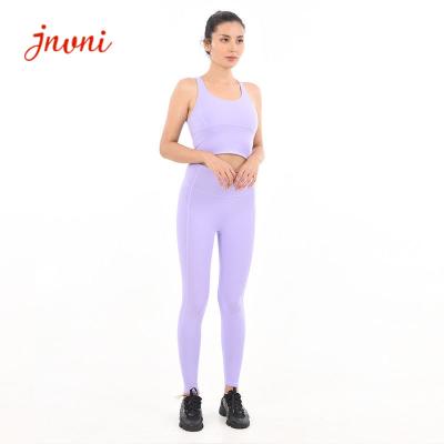 Chine 75% réutilisent l'Activewear de gymnase de Spandex du polyester 25% placent le soutien-gorge de sports et les ensembles de Legging à vendre