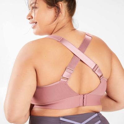 China 2XL 3XL Yoga Sports Bras Adjustble Buckle Plus Size Sports Bra for sale