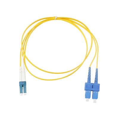 China Dual PC Single Mode Core LC/UPC-Sc/UPC Jumper Optical Fiber Pigtail Electrical Grade for sale