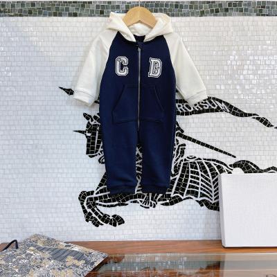 China Autumn Infant Spring Dress Full Moon Onesie Vintage Baby One-piece Long Sleeve Romper Clothing for sale