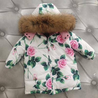 China new Anti-wrinkle children down jacket quality assurance design girl winter generous baby down jacket for sale