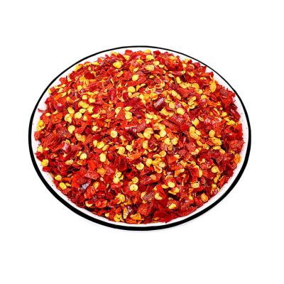 China Wholesale Factory Supply Natural Crushed Chili Dried Red Powder Chili for sale