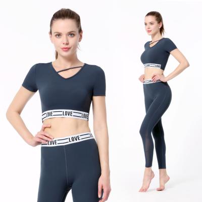 China Wholesale Breathable Yoga Suit Sports Fitness Ladies Suit Sports Gaiters Ladies Running Suit for sale