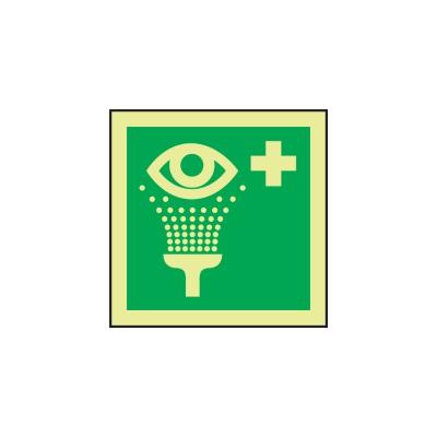 China High Visibility Eye Wash Photoluminescent Safety Signs IMO Symbols for sale