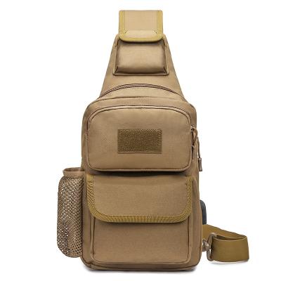 China Oxford Tactical Outdoor High Quality Cloth Waterproof Chest Bag To Increase Riding Chest Anti-theft Bag for sale