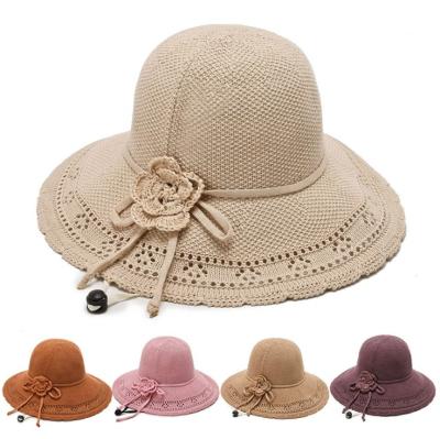 China 2021 Summer New Style Parasol Woven Sun Beach Fisherman Hat Women Wholesale Straw Hats for sale