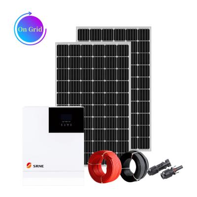 China Home All In One 3KW 5KW 8KW 10KW 15KW On Grid Tied Home Use Solar Power Energy Storage System For Home for sale