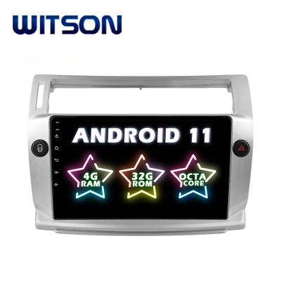 China WITSON ANDROID 11 GPS Touch Screen Car Stereo GPS DVD Player For CITROEN C4/C-Triomphe/C-Quatre 2004 2005 2006 2007 2008 2009 for sale