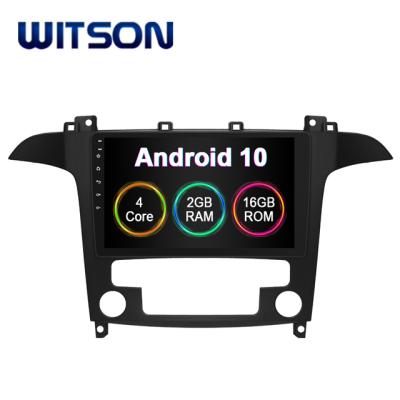 China WITSON ANDROID 10 GPS Car Radio Video DVD Player For FORD S-MAX 2008-2010 Car 16G Flash Multimedia for sale