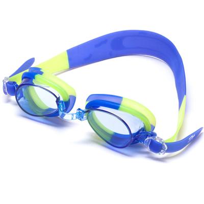 China Best Customized Soft Silicone Funny Cute Cute Clear Kids Price Logo Printing Fogproof Swimming Goggles for sale