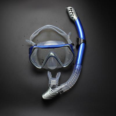 China Google One Lens Mask Easy Breath Snorkeling Snorkeling Equipment Professional Scuba Diving Wide Set for sale