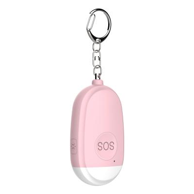 China Safety Protection Devices Waterproof / Waterproof Emergency Personal Alarm Key Chain With Led Light For Women Girl Kid Elderly for sale