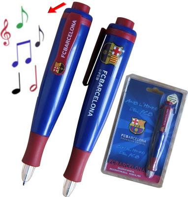 China Promotional Pen Music Pen For Spain FCB Soccer Club Creative Electronic Musical Sound Logo Custom Audio Pen For Announcement Promotion Gift for sale