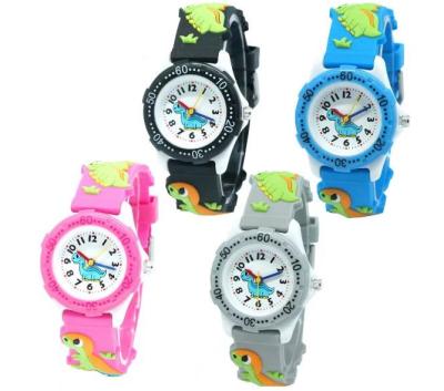 China Cute Day/Date Kids Watch Silicone Digital Watches Dinosaur Kids Wristwatch for sale