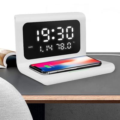 China Hot Creative Portable Digital Thermometer Portable Fast Charger Radio Folding Tablet Amazon Selling Alarm Clock Filling Calendar for sale