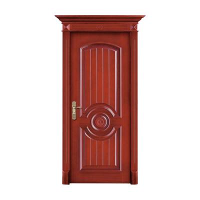 China Luxury Creeping Wooden Door Sound Insulation Sound Insulation Door Strong Solid Timber Natural Wooden Door à venda