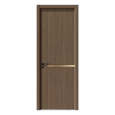 China Hot Sale Carbon Door Waterproof Interior Crystal Melamine Wooden Door à venda