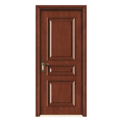 China Sturdy And Durable Natural Wood Veneer Sound Insulation Door , Painted Modern Solid Wood Door zu verkaufen