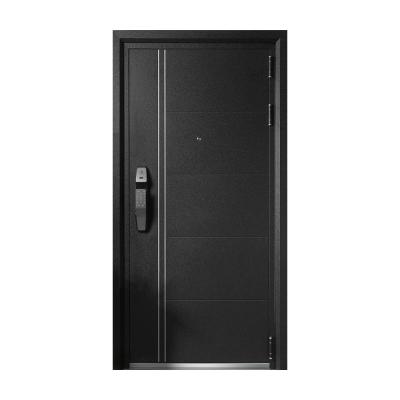 China Anti-theft Strong Galvanized Steel Door Metal Door Wood Gain Security Moisture Resistant Door for sale