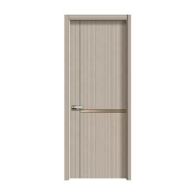 China Hot Sale Sound Insulation Sound Proof Modern Wooden Door Designs With Semi Solid Wood Door for sale