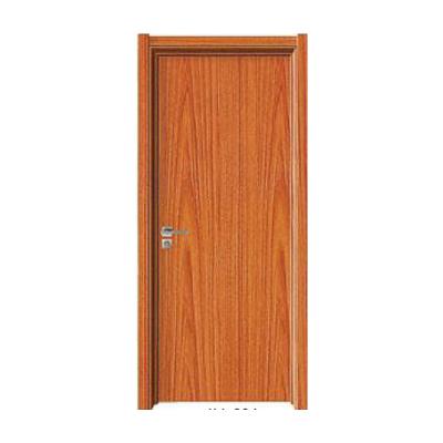 China Hot Selling MDF Modern Interior Half Teak Sound Insulation Glass Wooden Door for sale