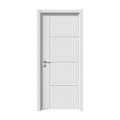 China Sound Insulation America Best Modern Style Single Door Design MDF Wooden Door for sale