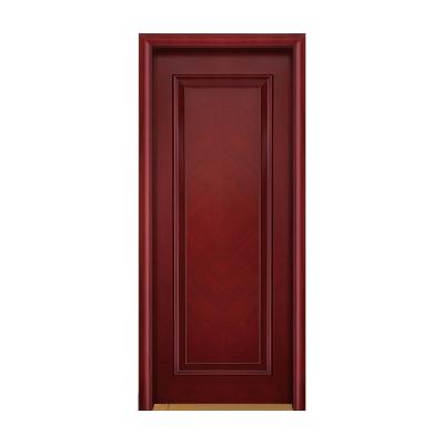 China Sound Insulation Custom Design Red Oak Soundproof Door Luxury Carved Natural Wood Solid-Solid Wood Door for sale