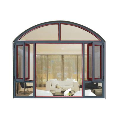 China Sliding Integrated Window Screens For Balcony Windows Aluminum Alloy Soundproof Glass Casement Windows for sale