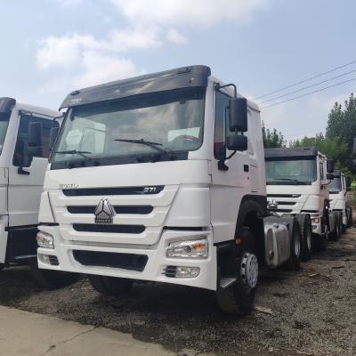 China Sinotruk HOWO 371 Camión de cabeza de tractor para Tanzania en 50 /90 Base de tracción opcional en venta