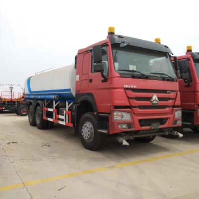 Chine 6×4 roue motrice Sinotruk HOWO réservoir d'eau potable camion d'eau utilisé pour la construction à vendre