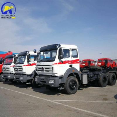 China Beiben North Benz 380 PS 6X6 4X4 6X4 Anhänger Traktor mit ISO-Zertifizierung zu verkaufen